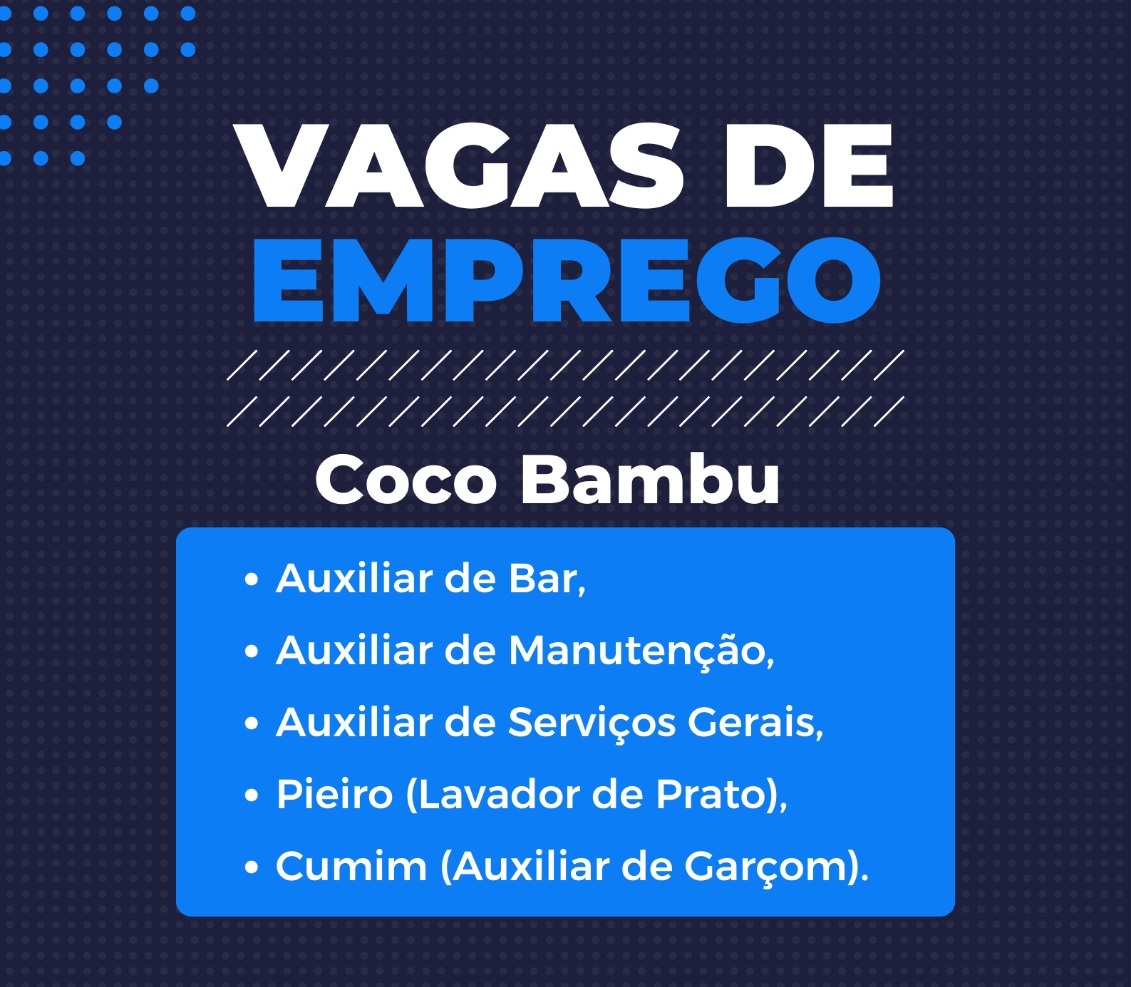 Rede Coco Bambu Abre Diversas Vagas De Emprego Veja Como Se Inscrever