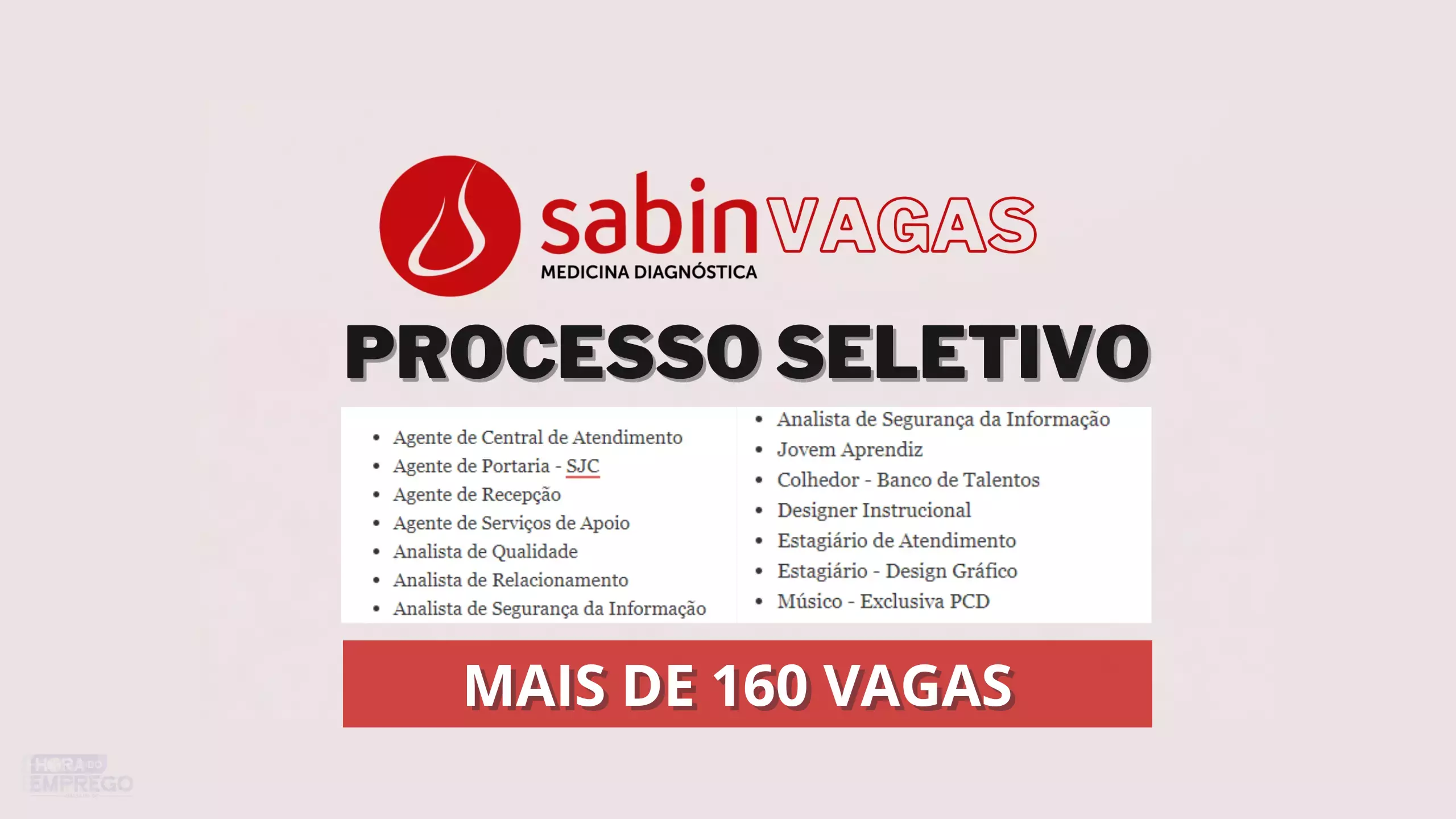 Grupo Sabin Anuncia Novo Processo Seletivo Mais De 160 Vagas De