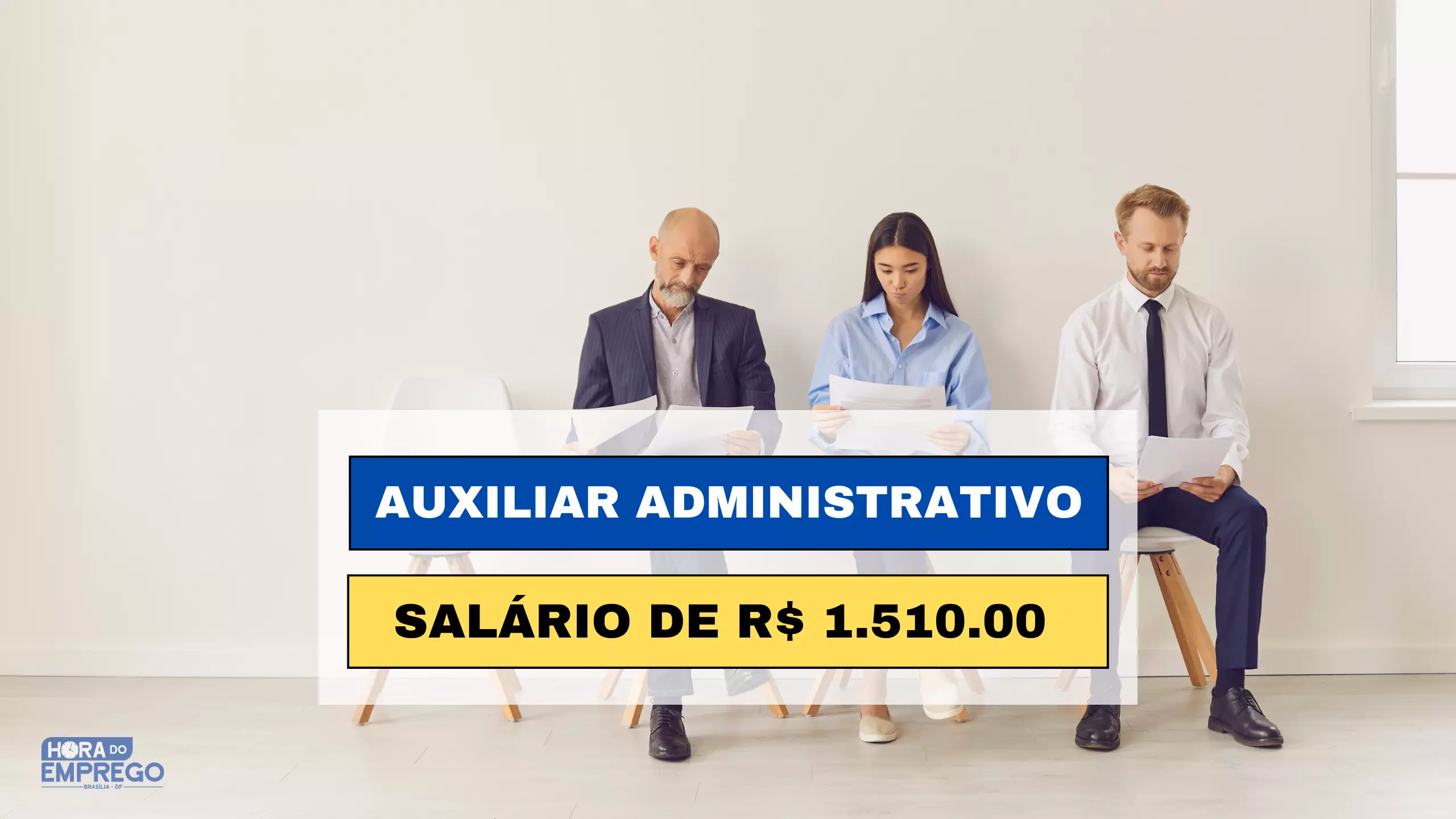 Vaga Para Auxiliar Administrativo Sal Rio R Hora Do