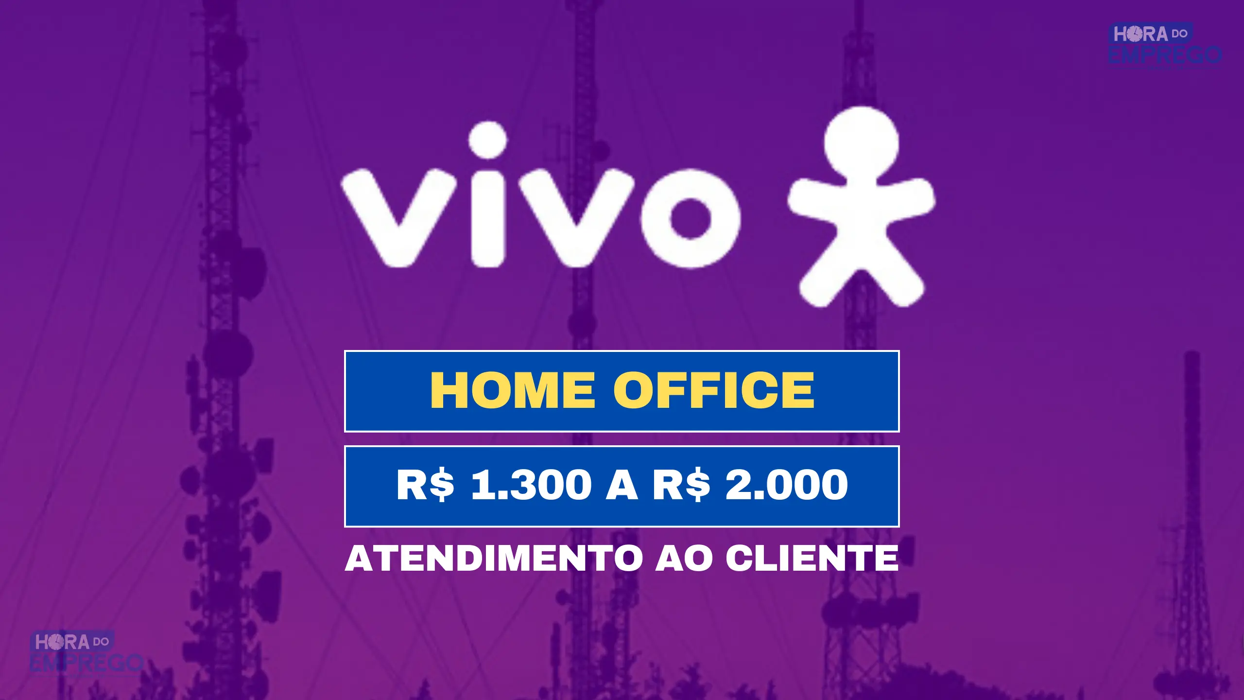 Home Office Operadora VIVO Abriu 10 Vagas Para TRABALHAR DE CASA