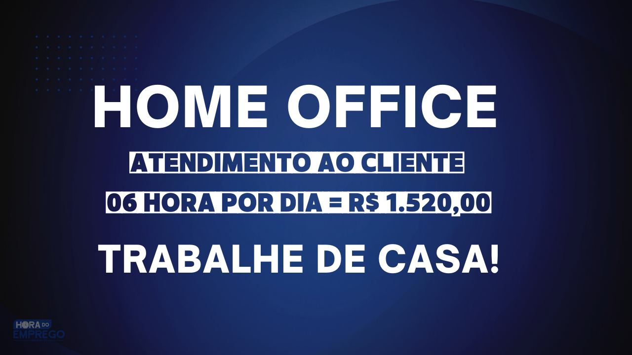 Trabalhe De Casa Vaga Home Office Para Atendimento Ao Cliente 06 Horas Pro Dia Com Salário De R 7260