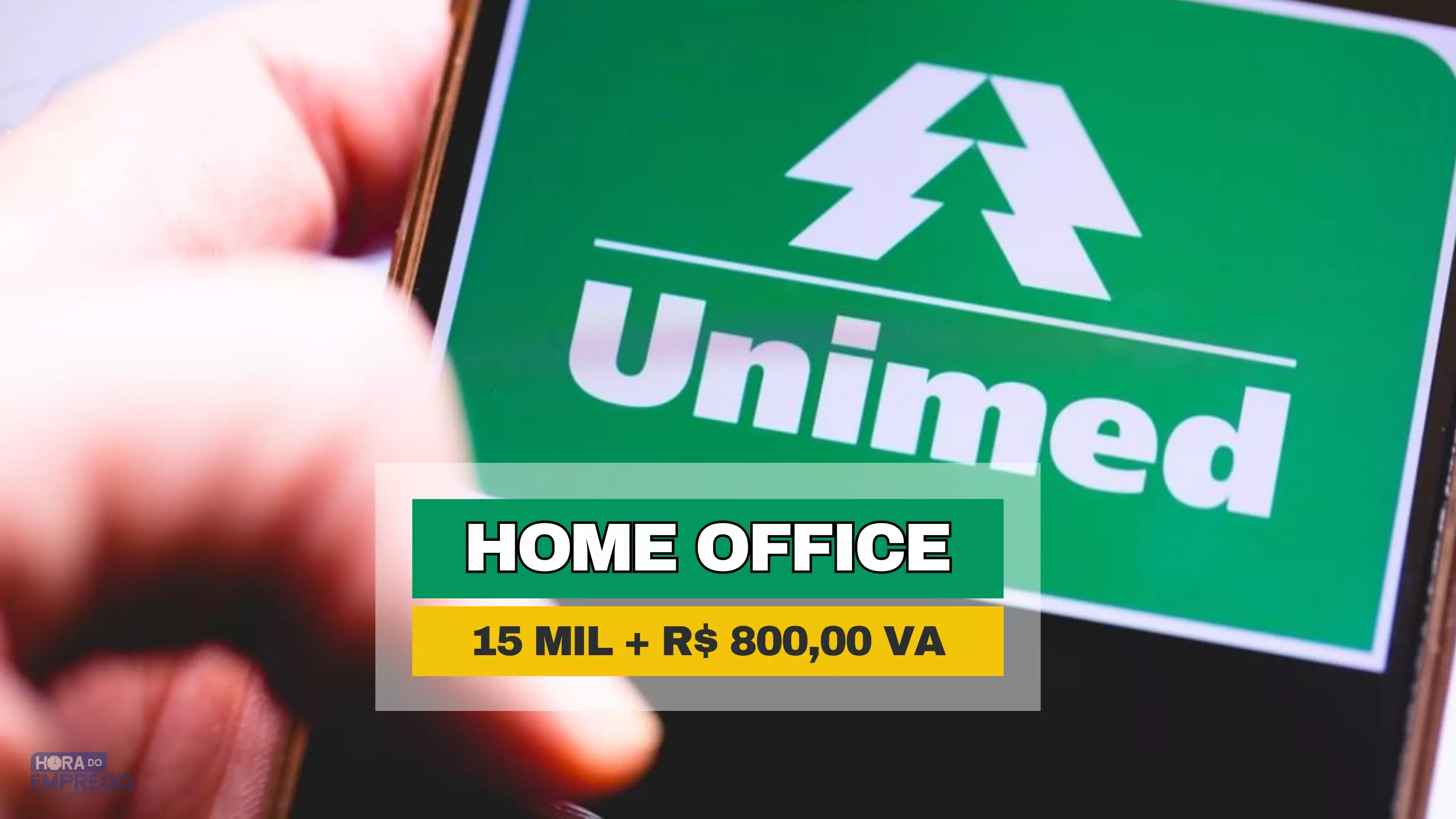Unimed Abre Vaga Home Office Com Salário De Até 15 Mil E Alimentação De R 80000 Hora Do 2039