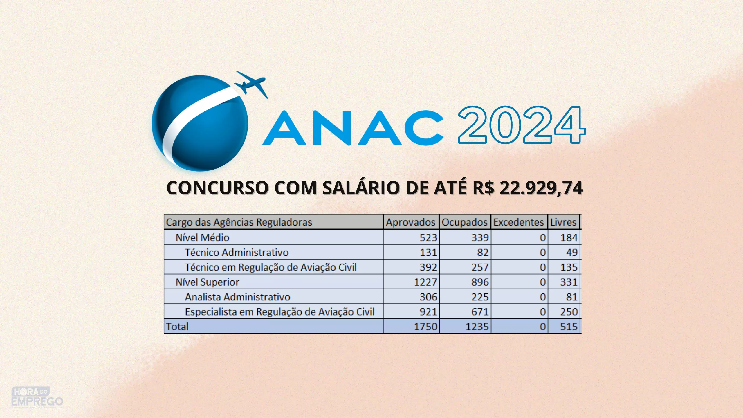 Concurso ANAC 2024 R Edital com 316 vagas e salário de até R 22.929