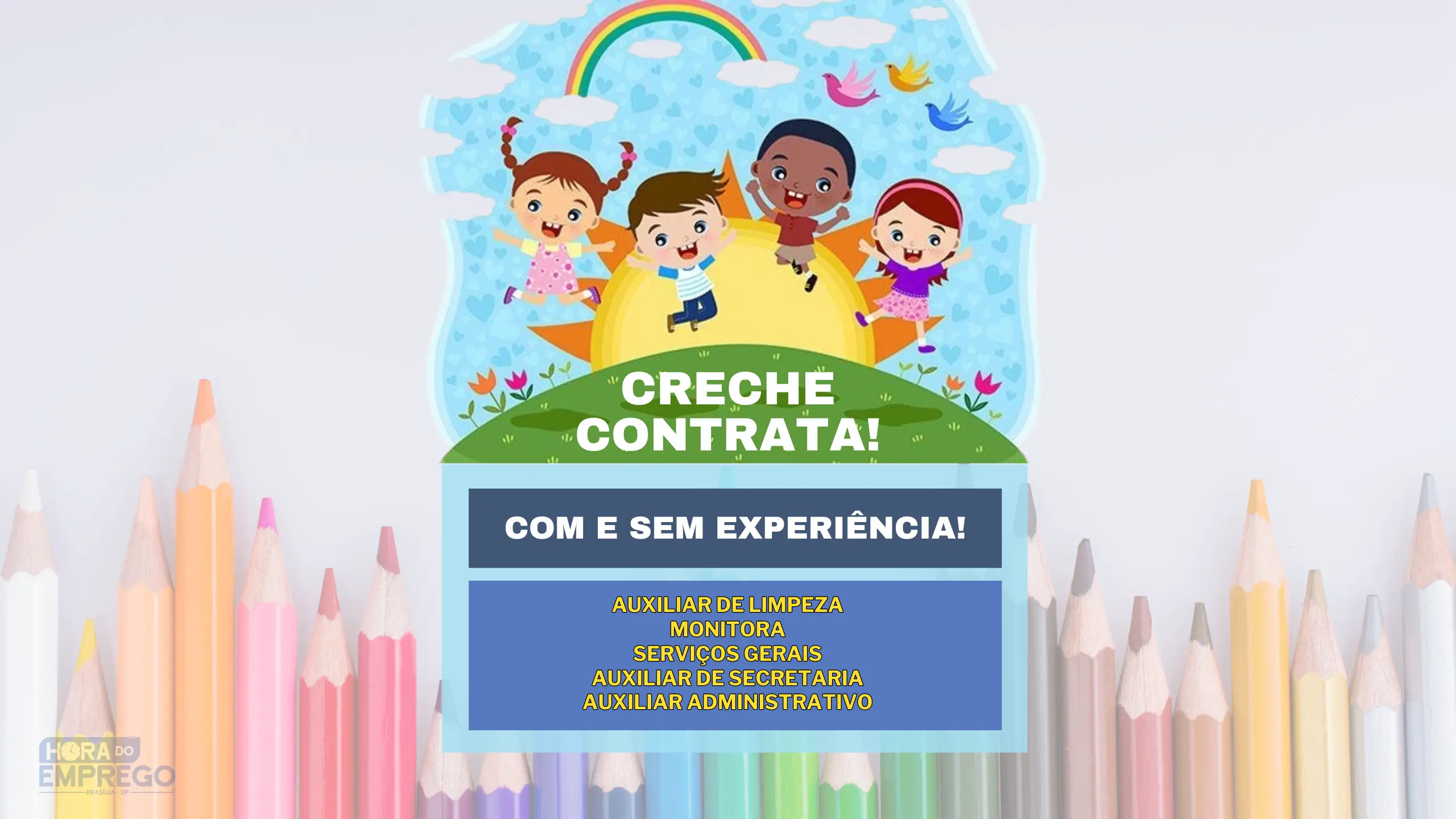 Creche Abre Vagas Para Auxiliar De Limpeza Monitora Servi Os Gerais