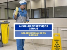 Auxiliar de Serviços Gerais