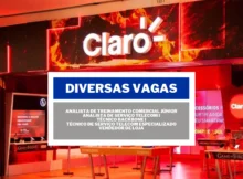 Claro vagas de Emprego