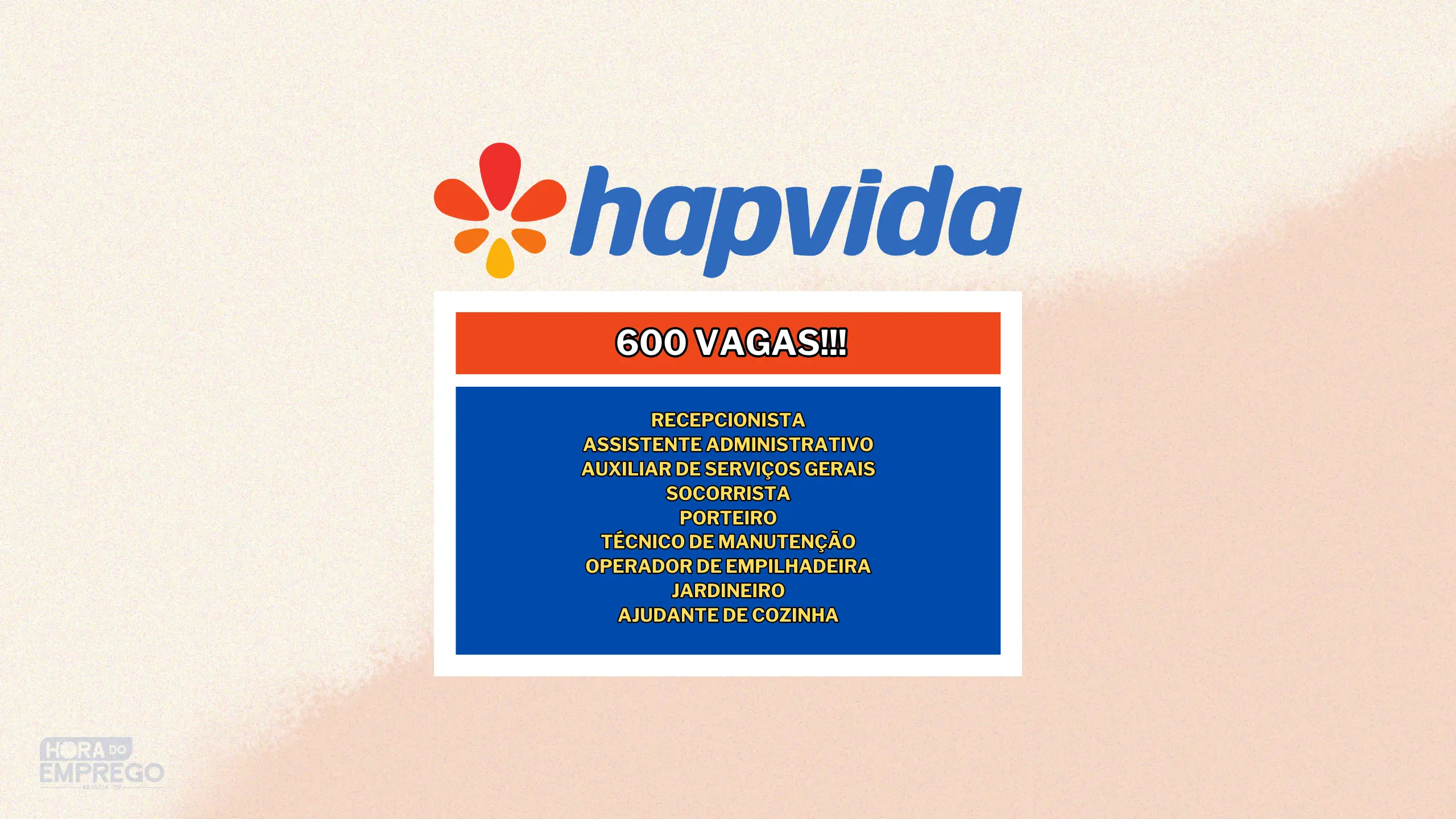 Hapvida Abre Mais De Vagas Em Todo Brasil Com Vagas Para Porteiro